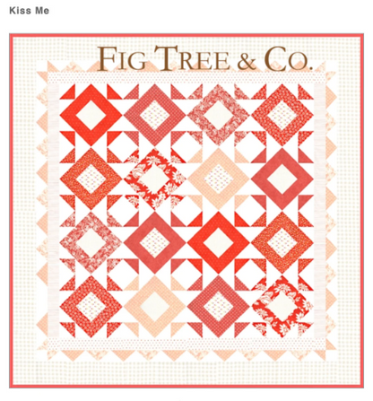 A quilt pattern featuring various quilt patterns in different colors and floral designs.
Photo by Fig Tree & Co. [additional_image_link]