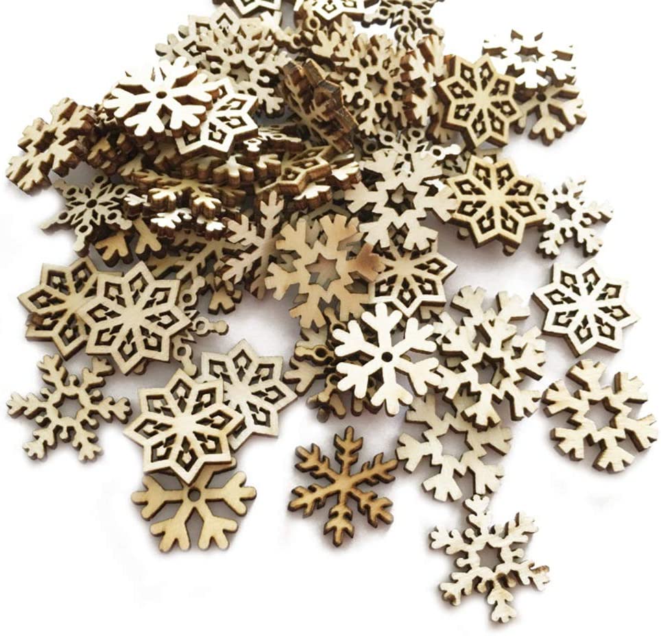 Wood snowflakes.
[additional_image_link]