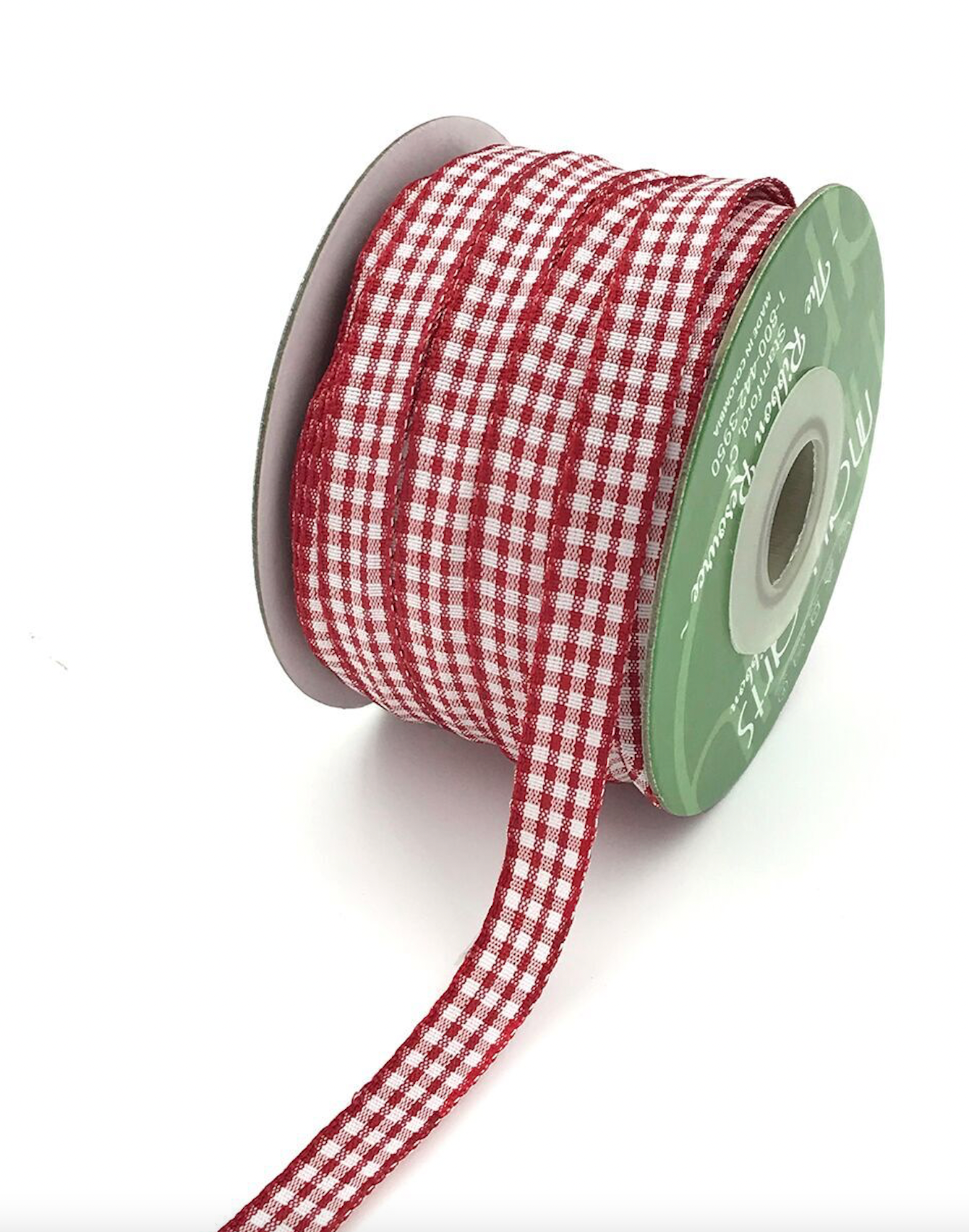 Red and white gingham ribbon.
Photos by May Arts [additional_image_link]