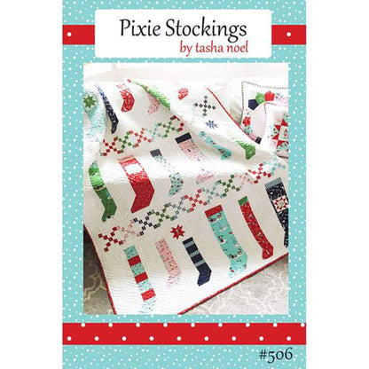 Pixie Stockings Quilt Kit from Tasha Noel 60" x 80"