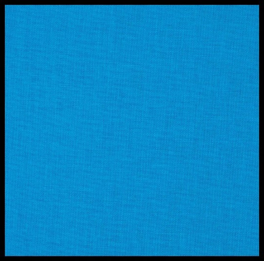 A square fabric swatch in a bright medium blue color with a subtle woven texture, framed by a thin black border.
[image_link]