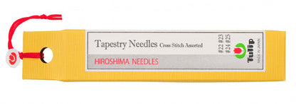 Tulip Tapestry Needles Cross Stitch Round Tip Assorted #22 #23 #24 #25: 6 Hiroshima Needles