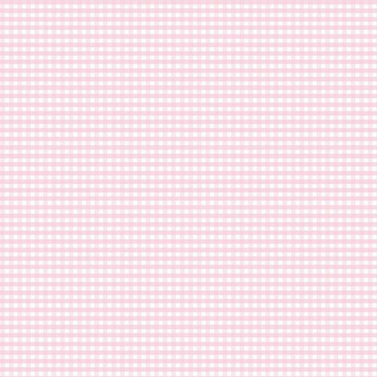 A repeating light pink and white gingham check pattern fills the frame.
Photo by Rileyblakedesignas.com [additional_image_link]