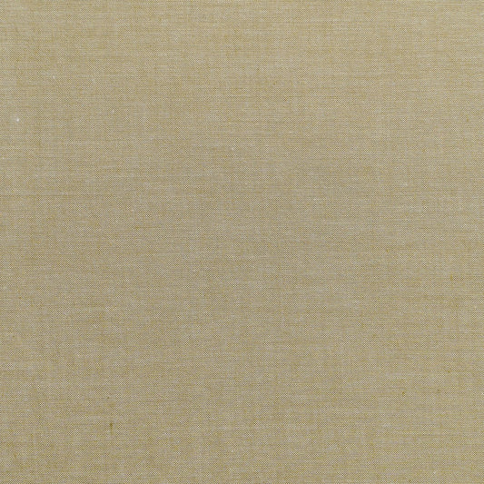 A cut of Tilda Chambray Basics fabric in an olive color, with a textured weft.
Photo by Tildafabrics.com [image_link]
