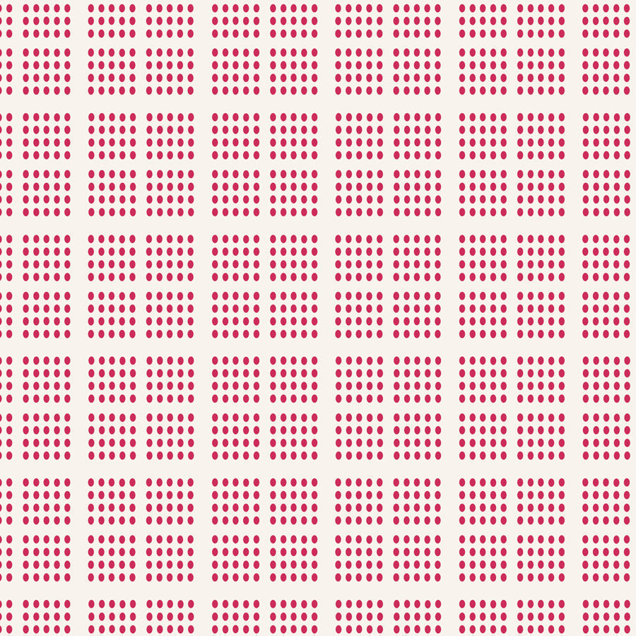 A red and white checkered fabric, resembling a tea towel, with a waffle pattern from the Tilda Basics collection.
Photo by Tildafabrics.com [image_link]
