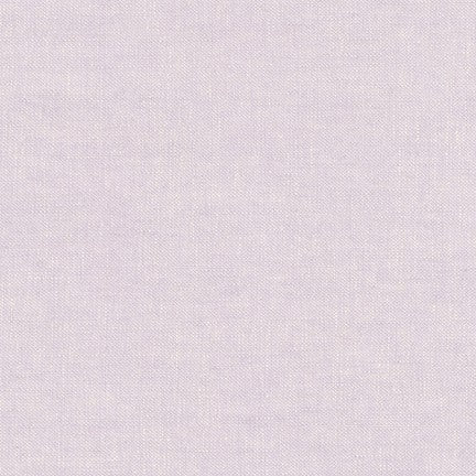 Essex Yarn Dyed Lilac Yardage from Robert Kaufman: Solid Chambray Linen and Cotton Blend